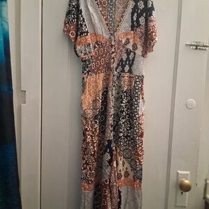 Patrons of Peace Multicolor Boho Dress